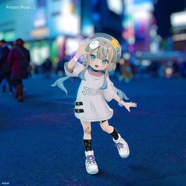JELEEちゃん ホロモデル本体 『夜のクラゲは泳げない』