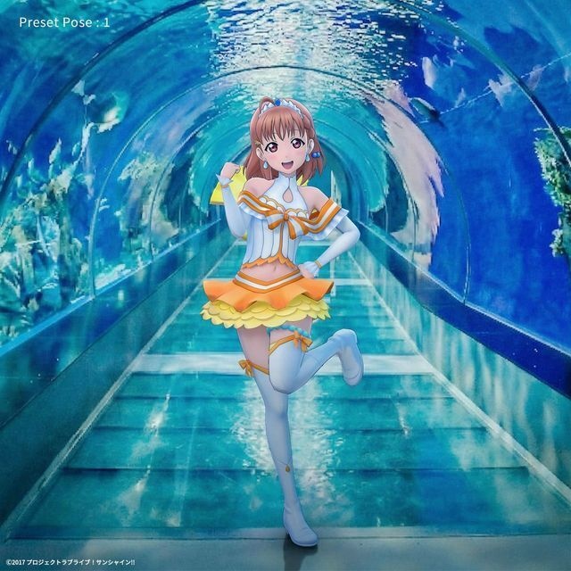 高海 千歌 (「恋になりたいAQUARIUM」衣装) ホロモデル本体 『ラブライブ!サンシャイン!!』