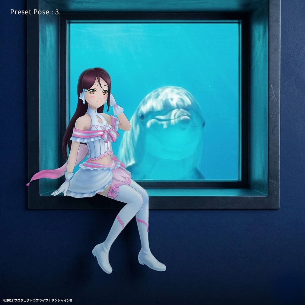 桜内 梨子 (「恋になりたいAQUARIUM」衣装) ホロモデル本体 『ラブライブ!サンシャイン!!』