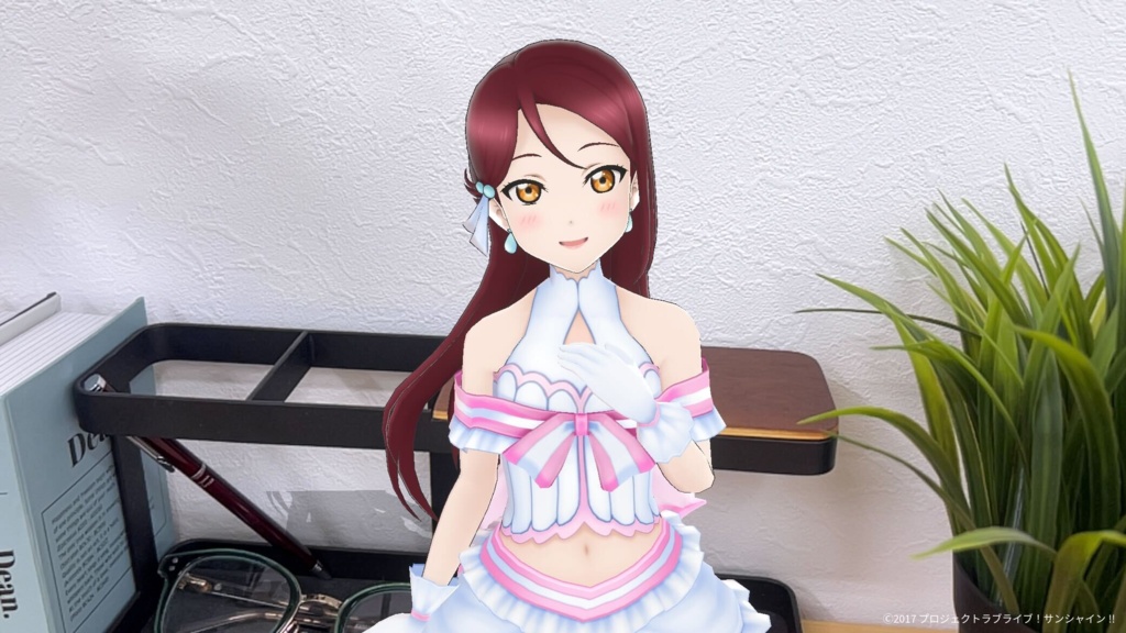 桜内 梨子 (「恋になりたいAQUARIUM」衣装) ホロモデル本体 『ラブライブ!サンシャイン!!』