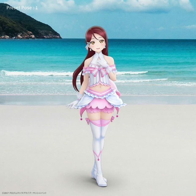 桜内 梨子 (「恋になりたいAQUARIUM」衣装) ホロモデル本体 『ラブライブ!サンシャイン!!』