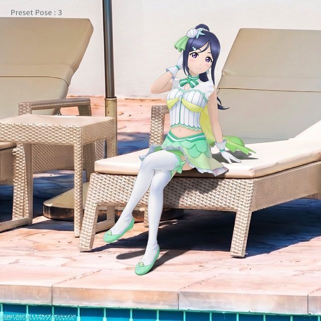 松浦 果南 (「恋になりたいAQUARIUM」衣装) ホロモデル本体 『ラブライブ!サンシャイン!!』