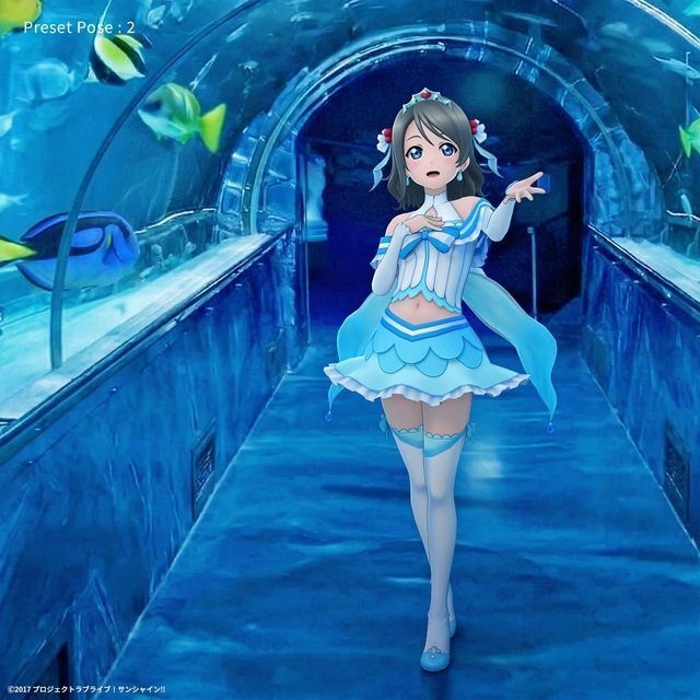 渡辺 曜 (「恋になりたいAQUARIUM」衣装) ホロモデル本体 『ラブライブ!サンシャイン!!』