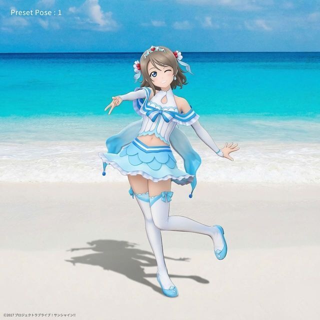 渡辺 曜 (「恋になりたいAQUARIUM」衣装) ホロモデル本体 『ラブライブ!サンシャイン!!』
