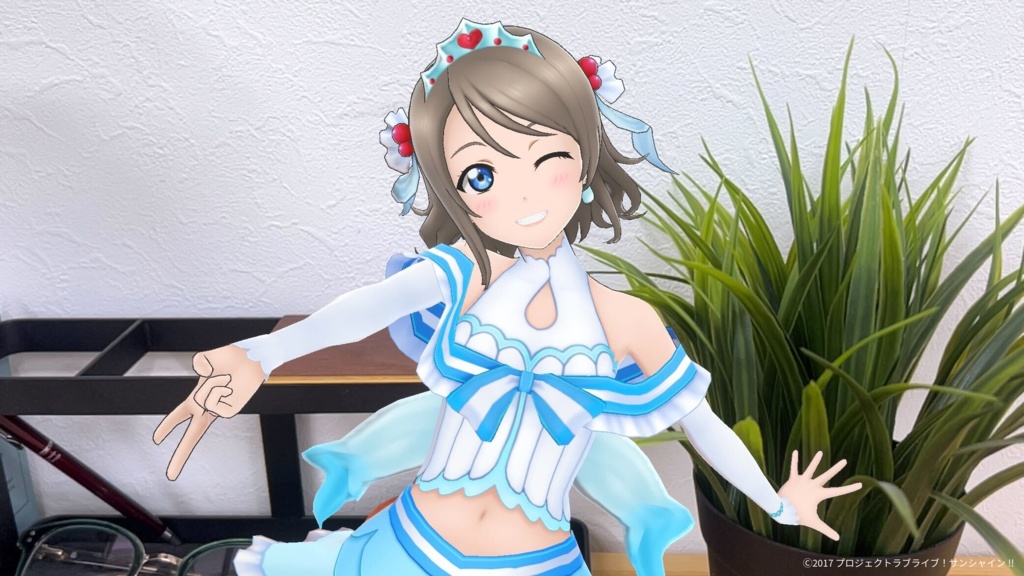 渡辺 曜 (「恋になりたいAQUARIUM」衣装) ホロモデル本体 『ラブライブ!サンシャイン!!』