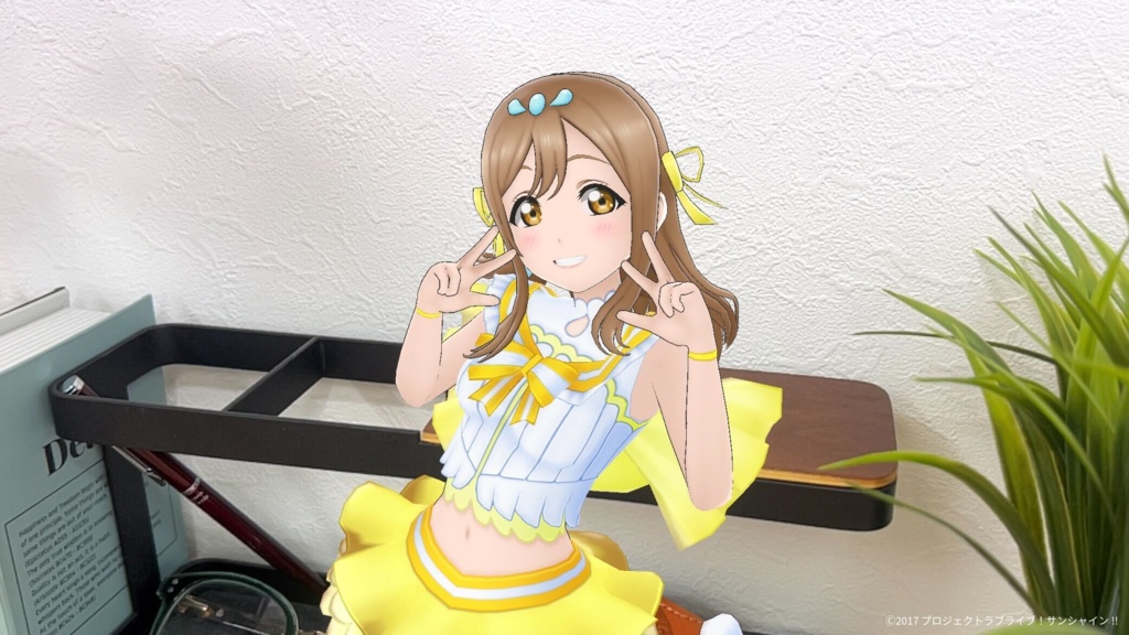 国木田 花丸 (「恋になりたいAQUARIUM」衣装) ホロモデル本体 『ラブライブ!サンシャイン!!』