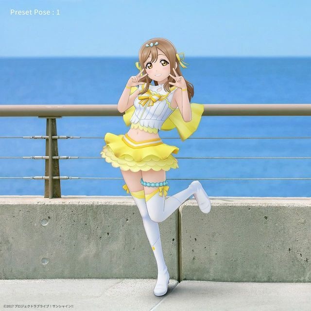 国木田 花丸 (「恋になりたいAQUARIUM」衣装) ホロモデル本体 『ラブライブ!サンシャイン!!』