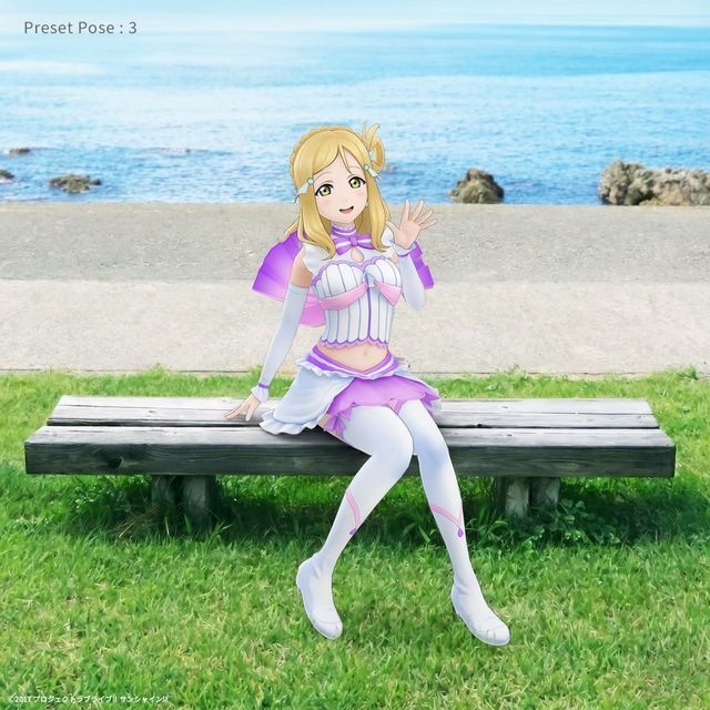 小原 鞠莉 (「恋になりたいAQUARIUM」衣装) ホロモデル本体 『ラブライブ!サンシャイン!!』