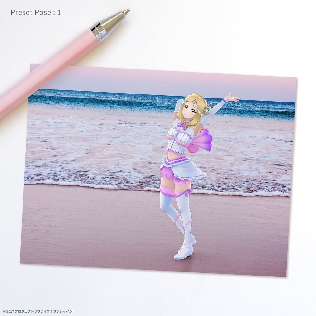 小原 鞠莉 (「恋になりたいAQUARIUM」衣装) ホロモデル本体 『ラブライブ!サンシャイン!!』