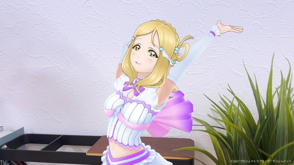 小原 鞠莉 (「恋になりたいAQUARIUM」衣装) ホロモデル本体 『ラブライブ!サンシャイン!!』