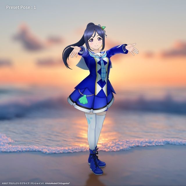 松浦 果南(「未来の僕らは知ってるよ」衣装)ホロモデル本体 『ラブライブ!サンシャイン!!』
