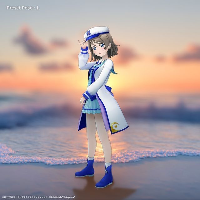 渡辺 曜 (「未来の僕らは知ってるよ」衣装)ホロモデル本体 『ラブライブ!サンシャイン!!』