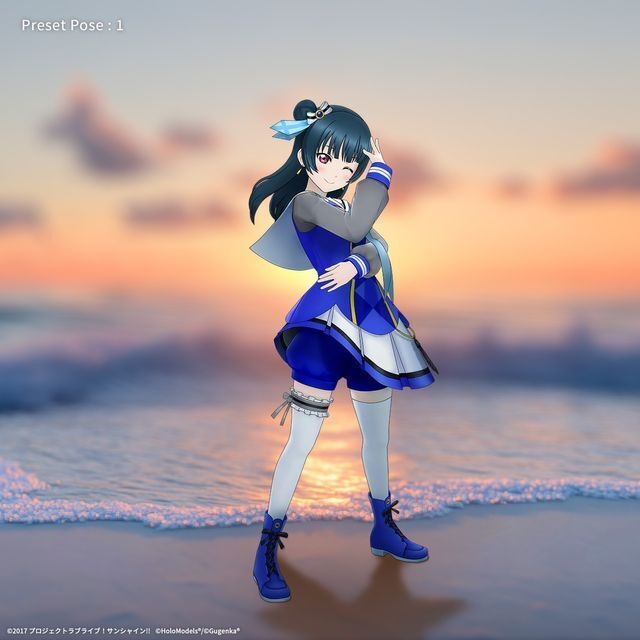 津島 善子 (「未来の僕らは知ってるよ」衣装)ホロモデル本体 『ラブライブ!サンシャイン!!』