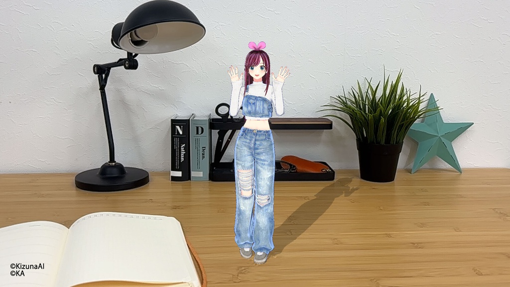 KizunaAI(Outfit of the Day - OOTD衣装)ホロモデル本体