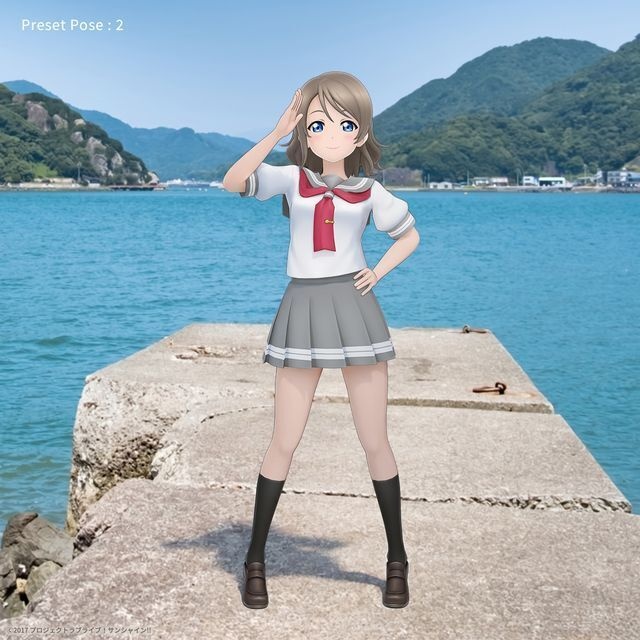 渡辺 曜 (浦の星女学院 夏制服)ホロモデル本体 『ラブライブ!サンシャイン!!』
