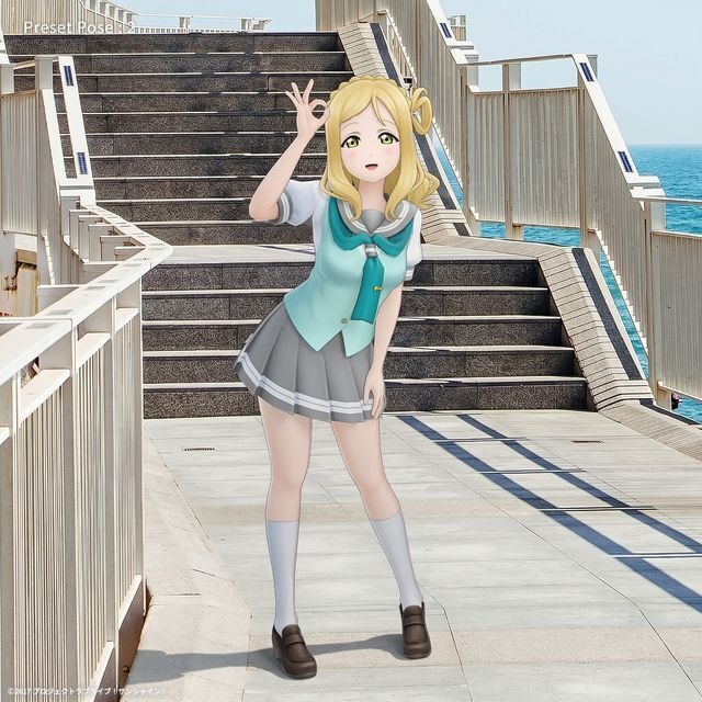 小原 鞠莉 (浦の星女学院 夏制服)ホロモデル本体 『ラブライブ!サンシャイン!!』