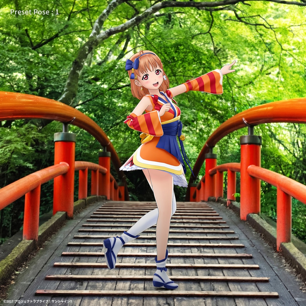 高海 千歌 (「未熟DREAMER」衣装)ホロモデル本体 『ラブライブ!サンシャイン!!』