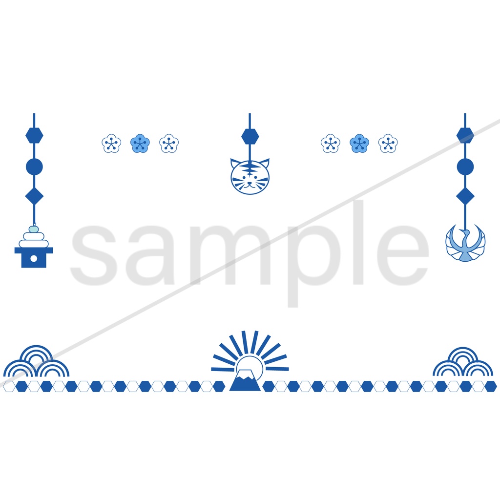 2022年お正月 動画素材 アニメーション