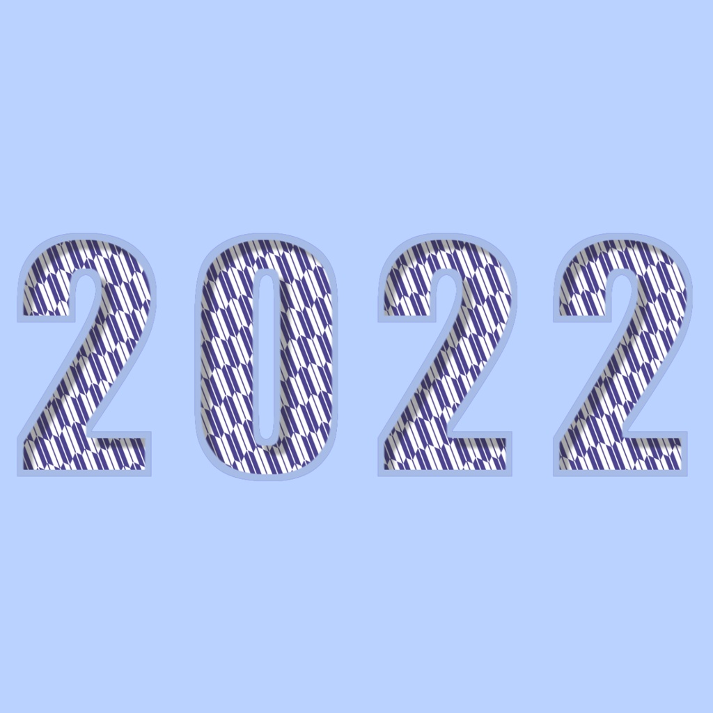 2022年お正月 動画素材 アニメーション