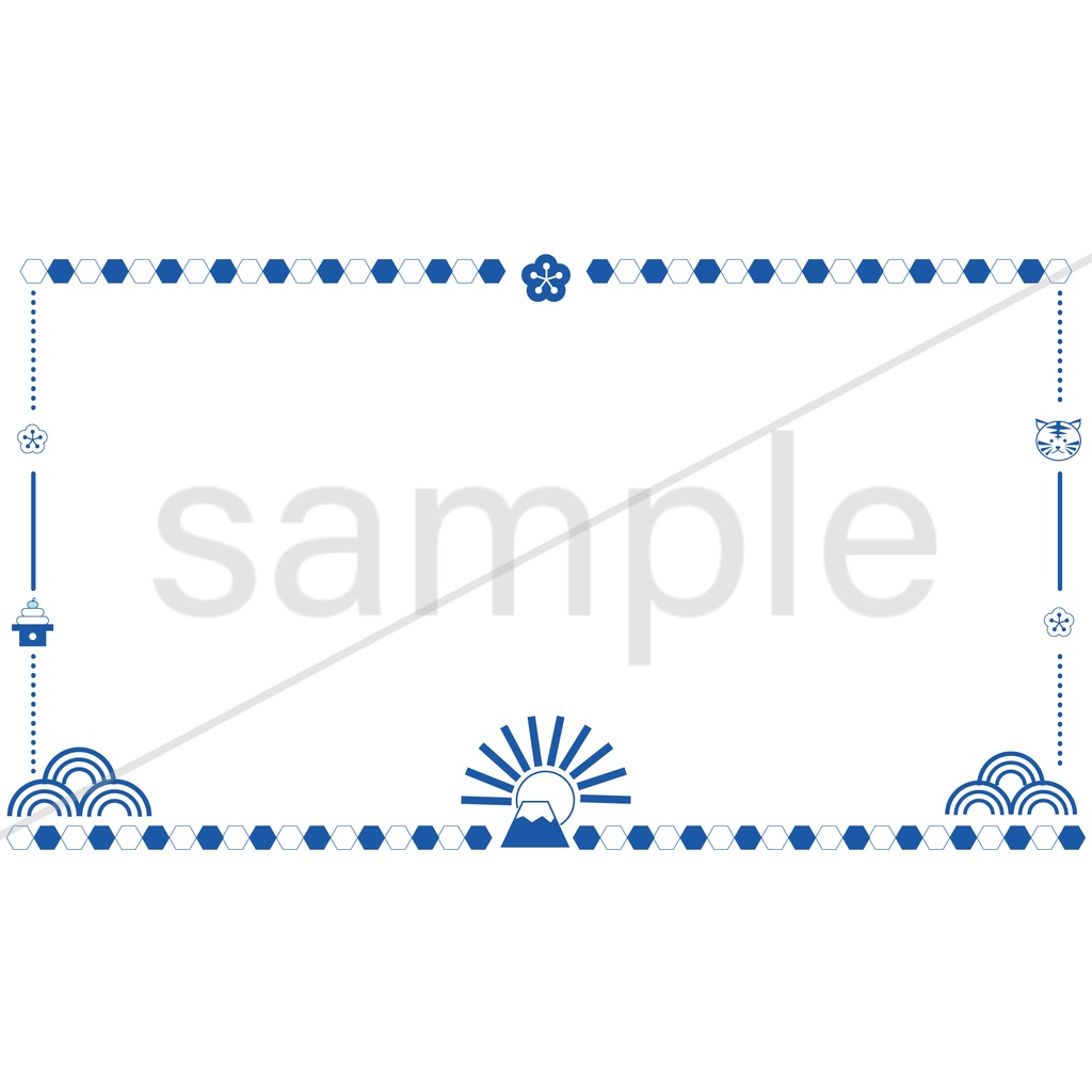 2022年お正月 動画素材 アニメーション