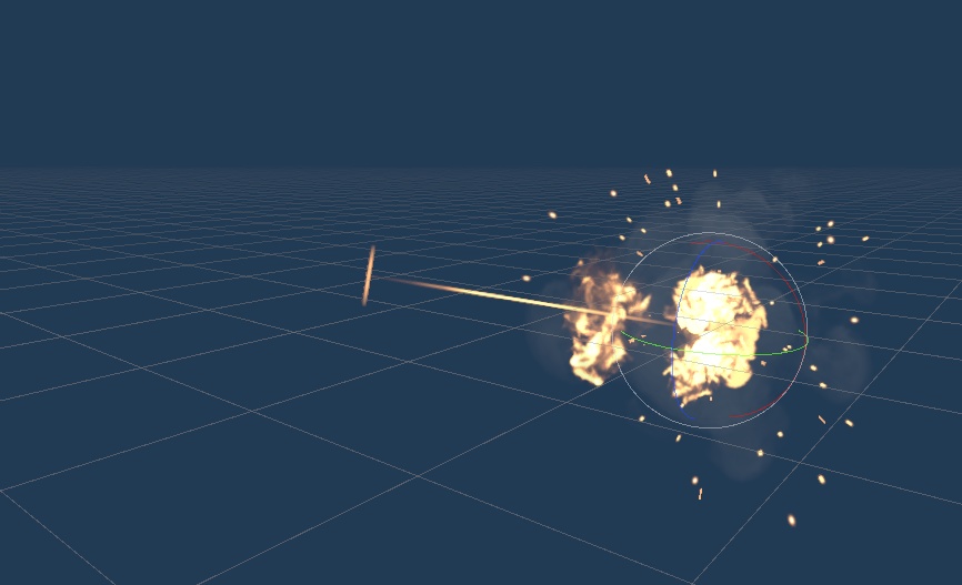 (VRChat) Rifle shoot particle system