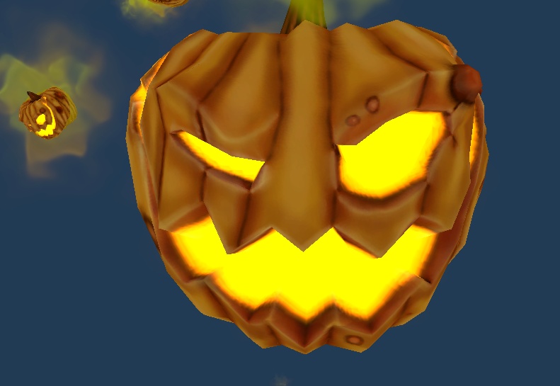 (VRChat) halloween pumkin's aura particle system.