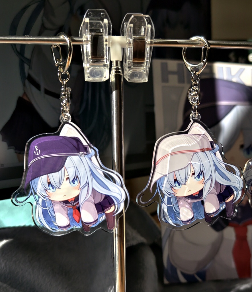 【C105再生産】響&ヴェールヌイキーホルダー2024 80mm 4月末発送予定