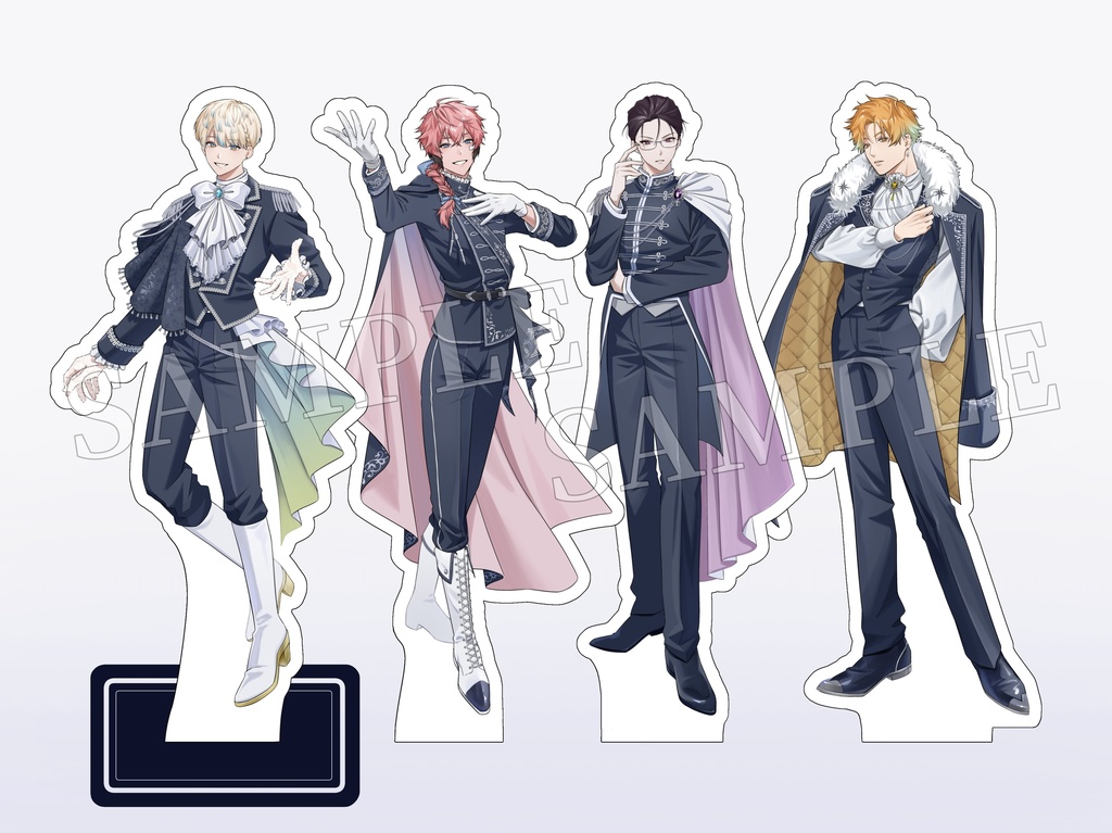 ラメ入りアクスタ&チェキ風カード セット