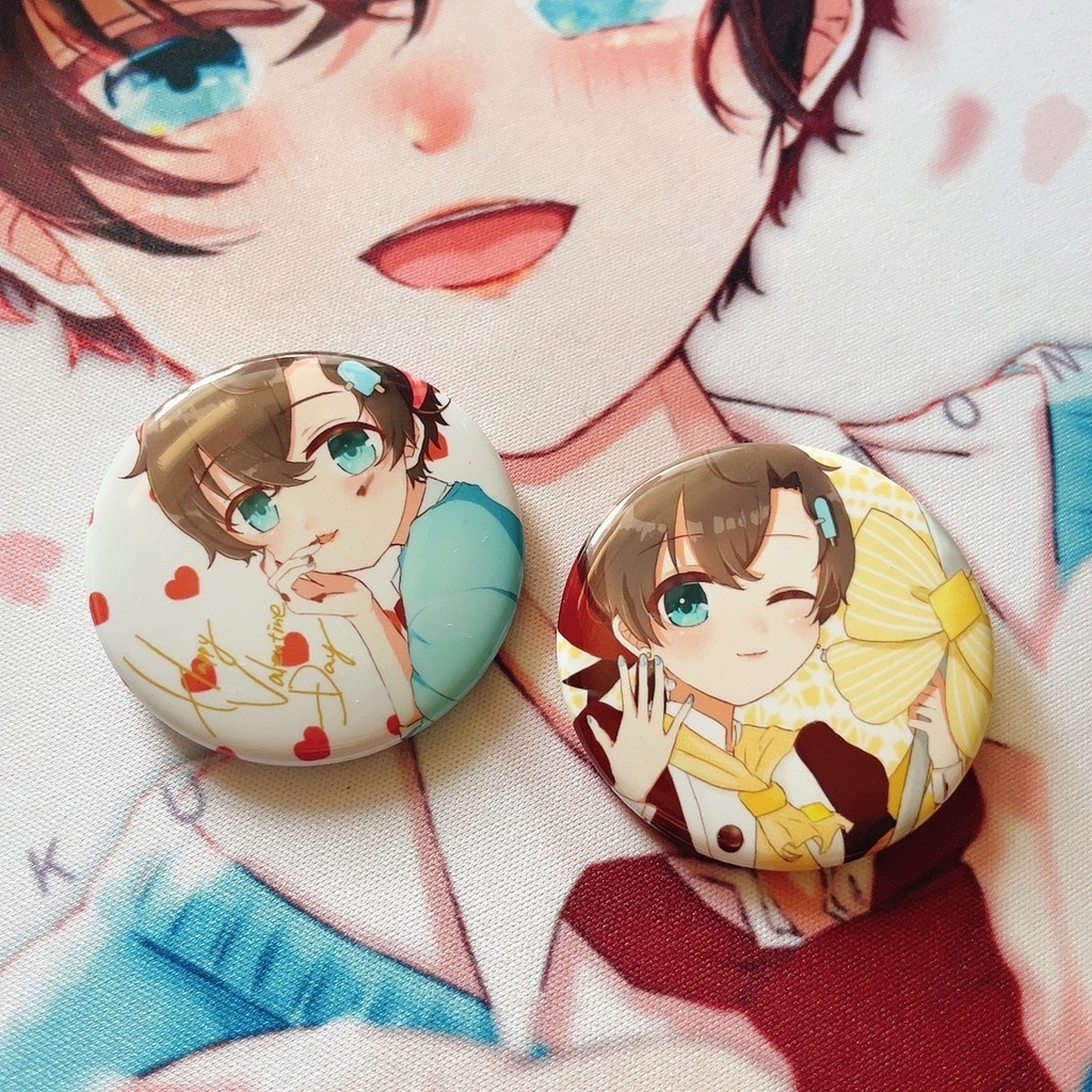 【sold out】パティシエ衣装ミニアクリルスタンド80mmコンプリートセット🍬おまけ缶バッジ付き