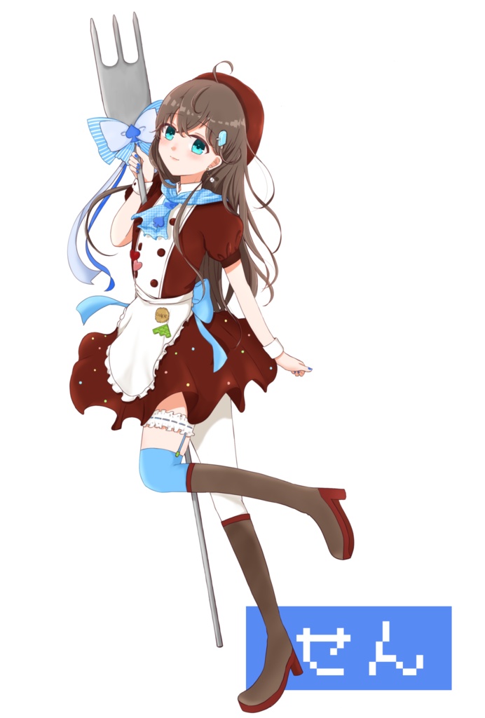 【sold out*受注生産】150mm BIGサイズアクリルスタンド🍬 パティシエ衣装