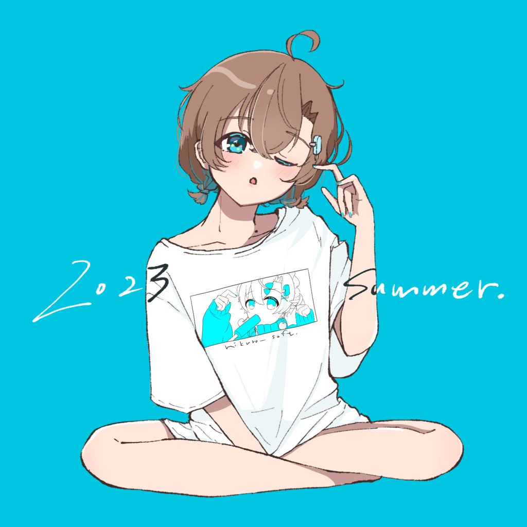 2023summerTシャツ🍨 みくろそふとT