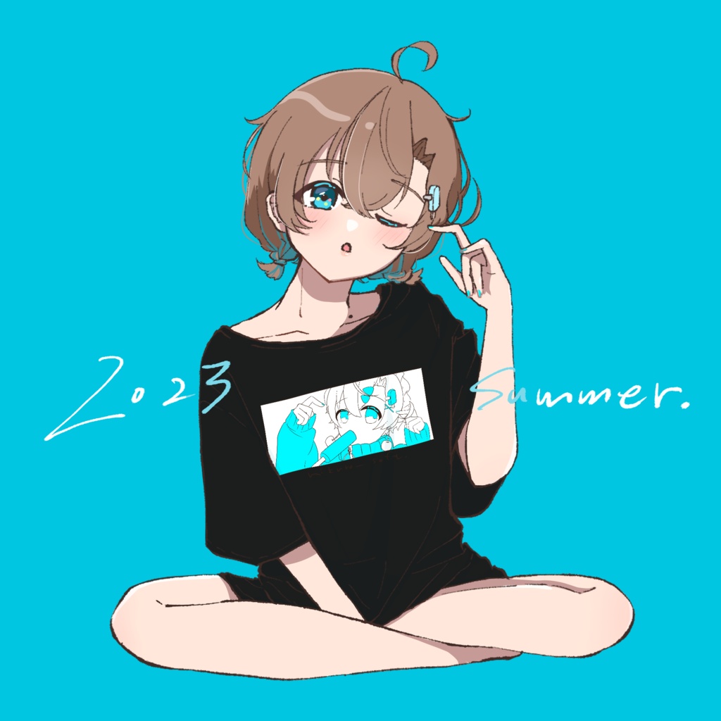 2023summerTシャツ🍨 みくろそふとT