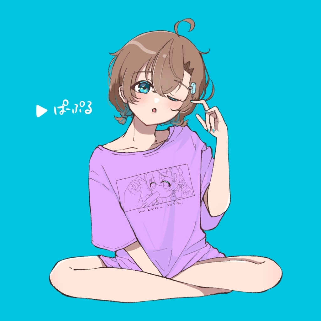 2023summerTシャツ🍨 みくろそふとT