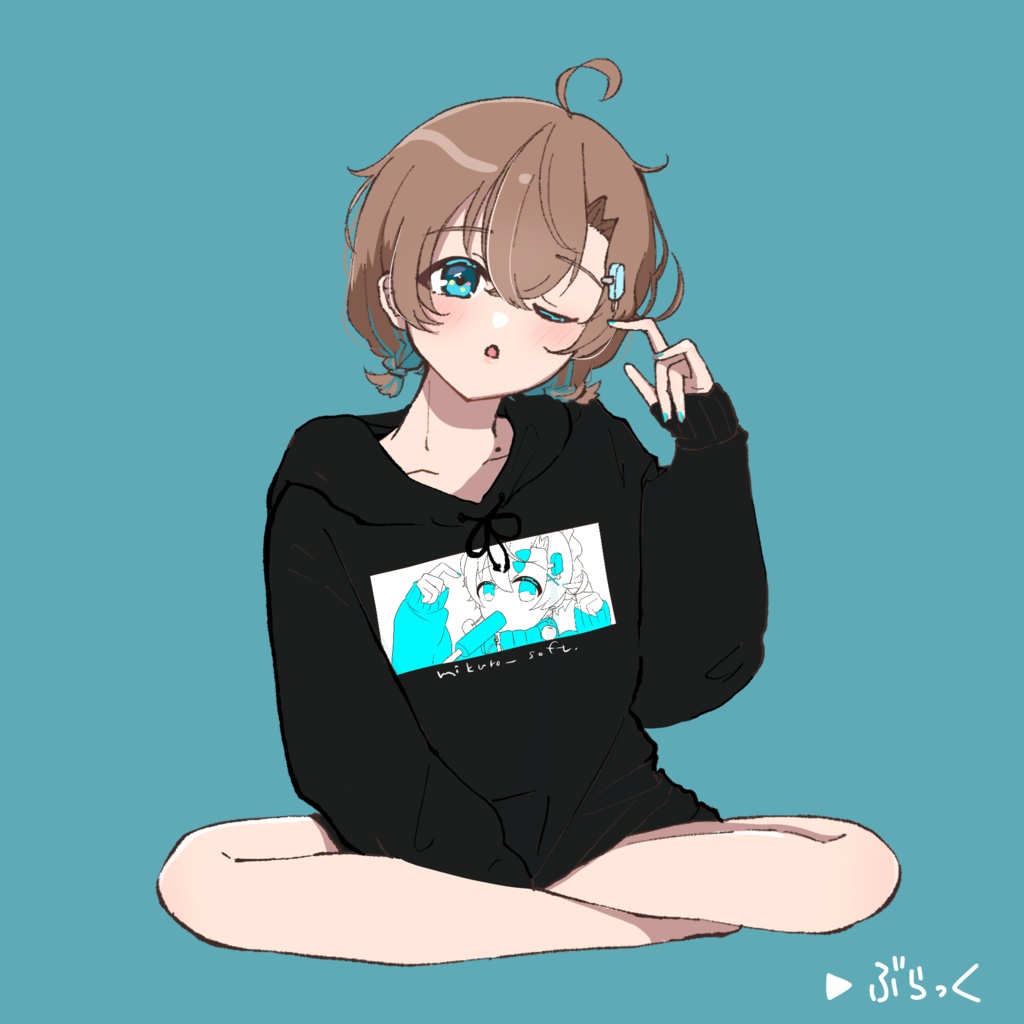 2023summer🍨 みくろそふとパーカー