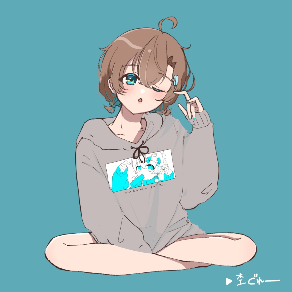 2023summer🍨 みくろそふとパーカー