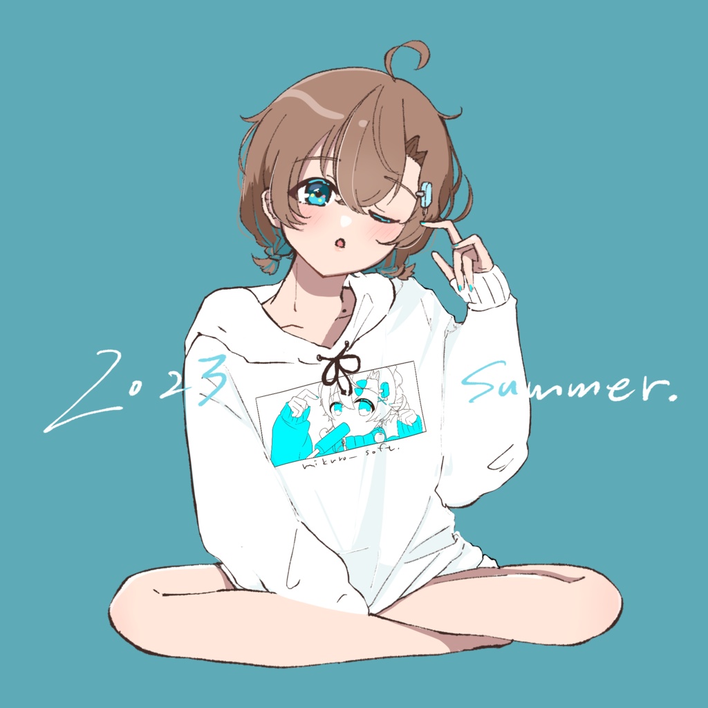 2023summer🍨 みくろそふとパーカー