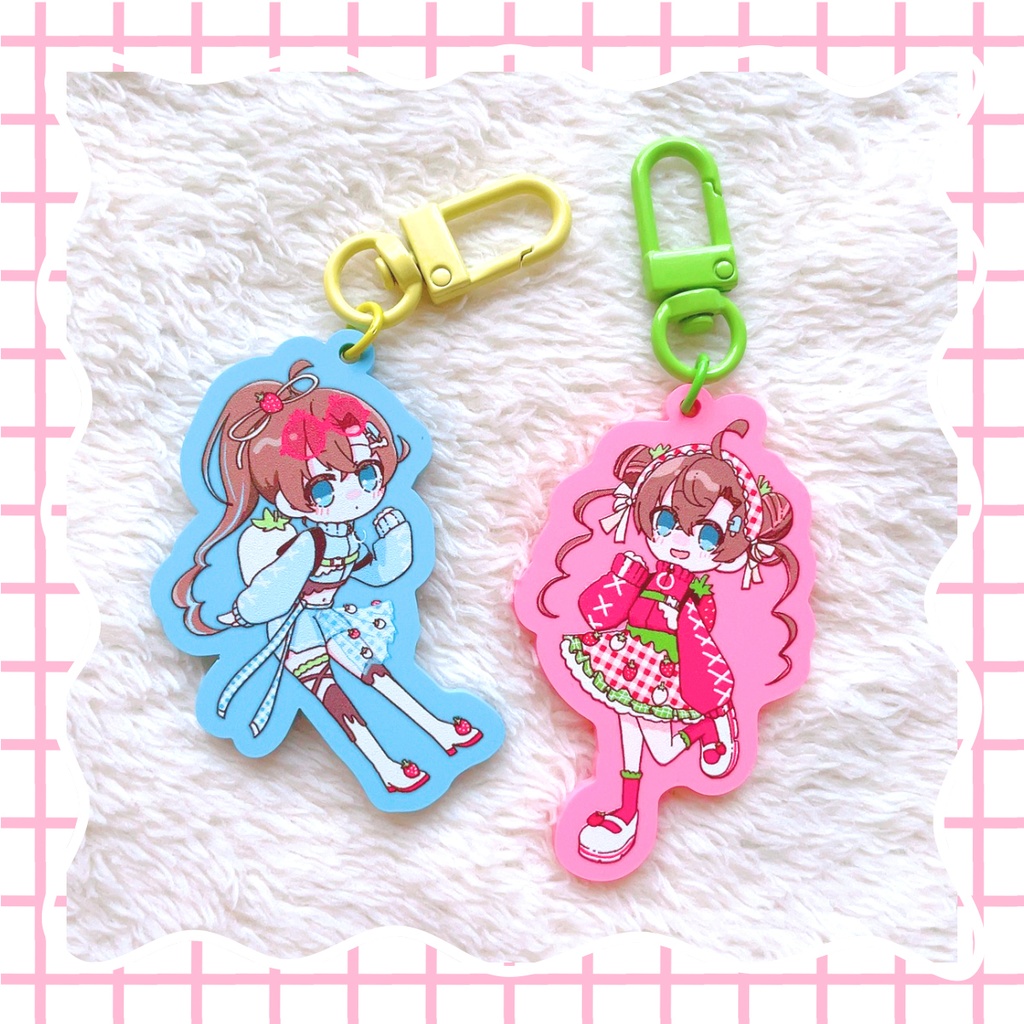 【再販】マットカラーアクリルキーホルダー🍫2025年Valentine&Whiteday Goods🍓