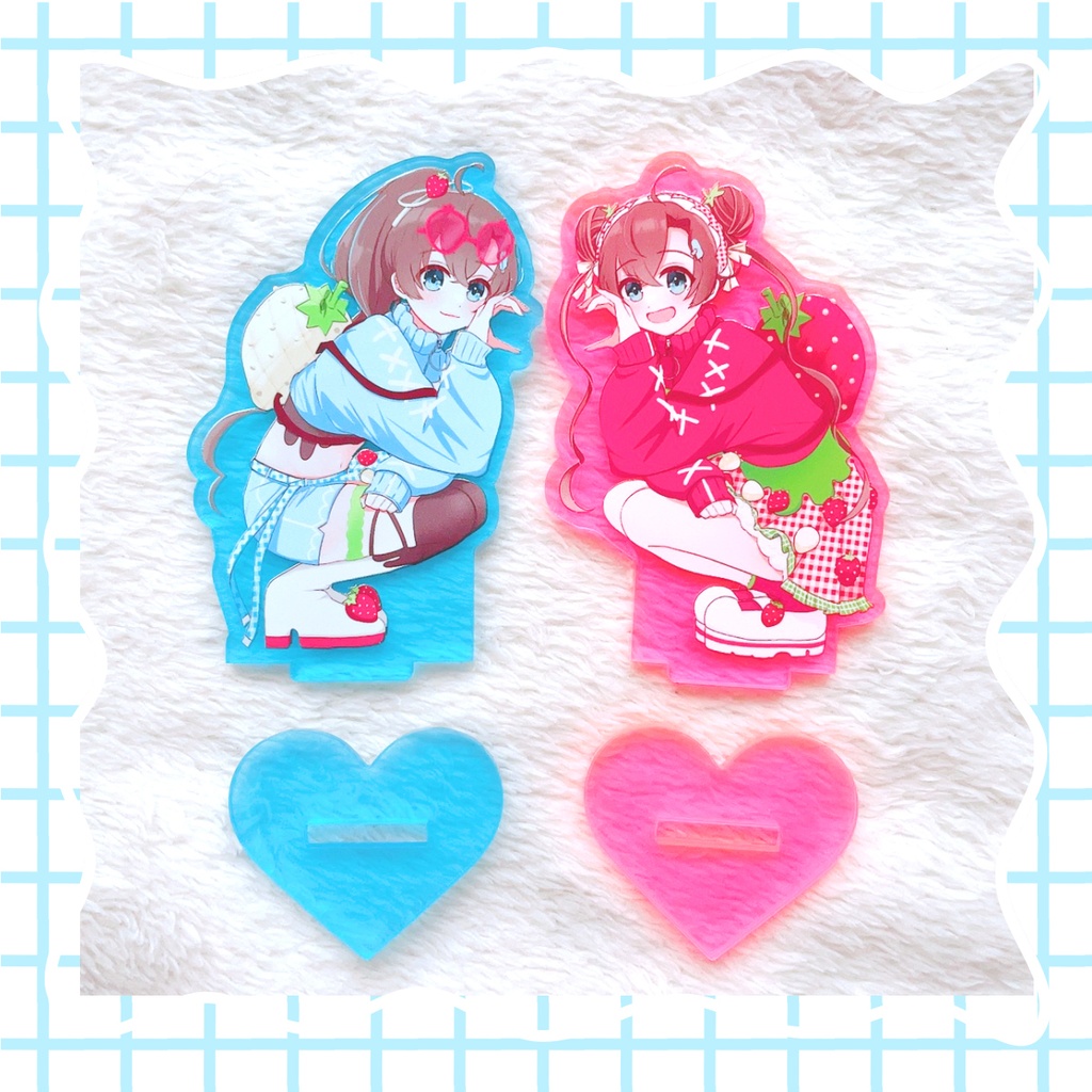クリアカラーアクリルスタンド🍫2025年Valentine&Whiteday Goods🍓