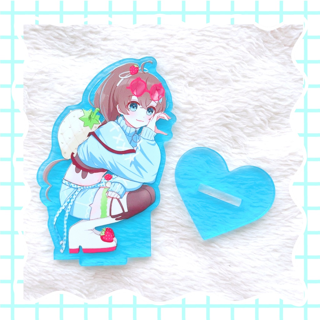 クリアカラーアクリルスタンド🍫2025年Valentine&Whiteday Goods🍓