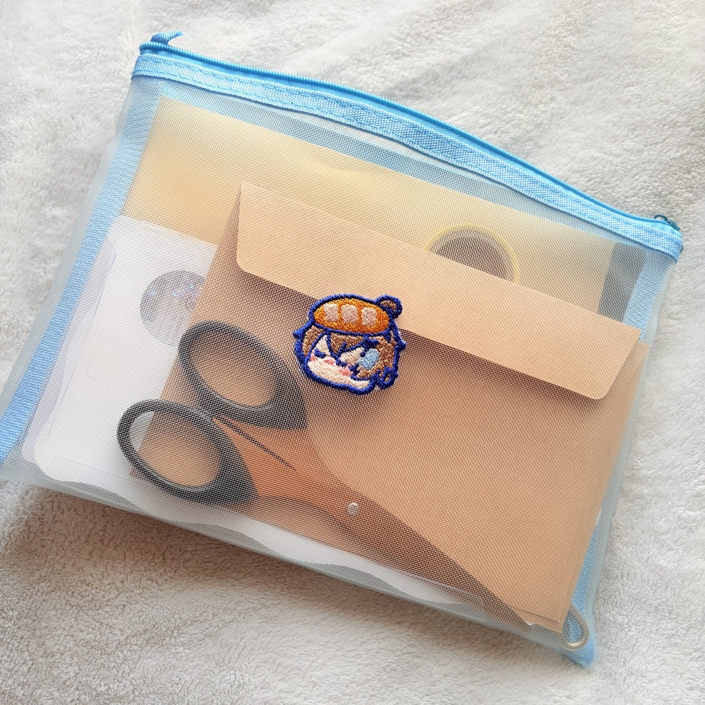 【受注生産】刺繍メッシュポーチ🍨刺繍グッズ