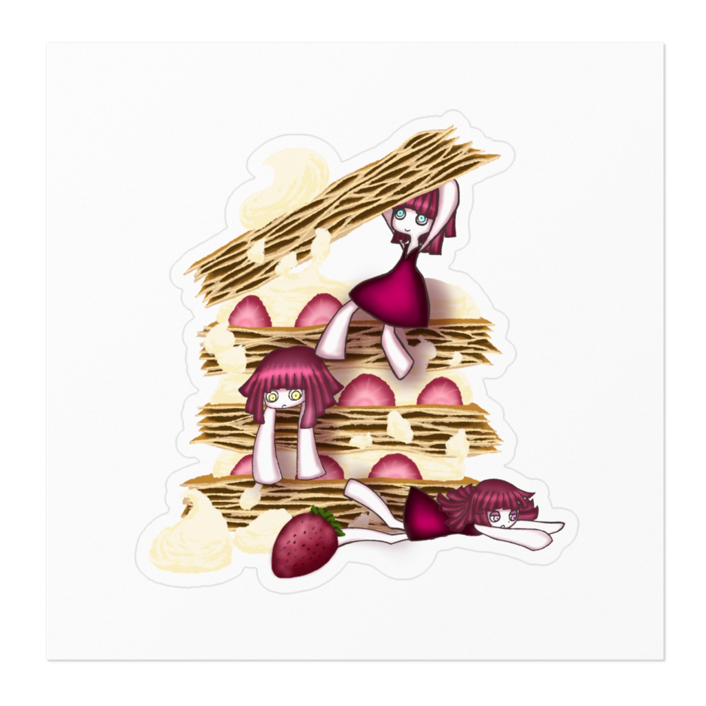 ステッカー(ミルフィーユ)