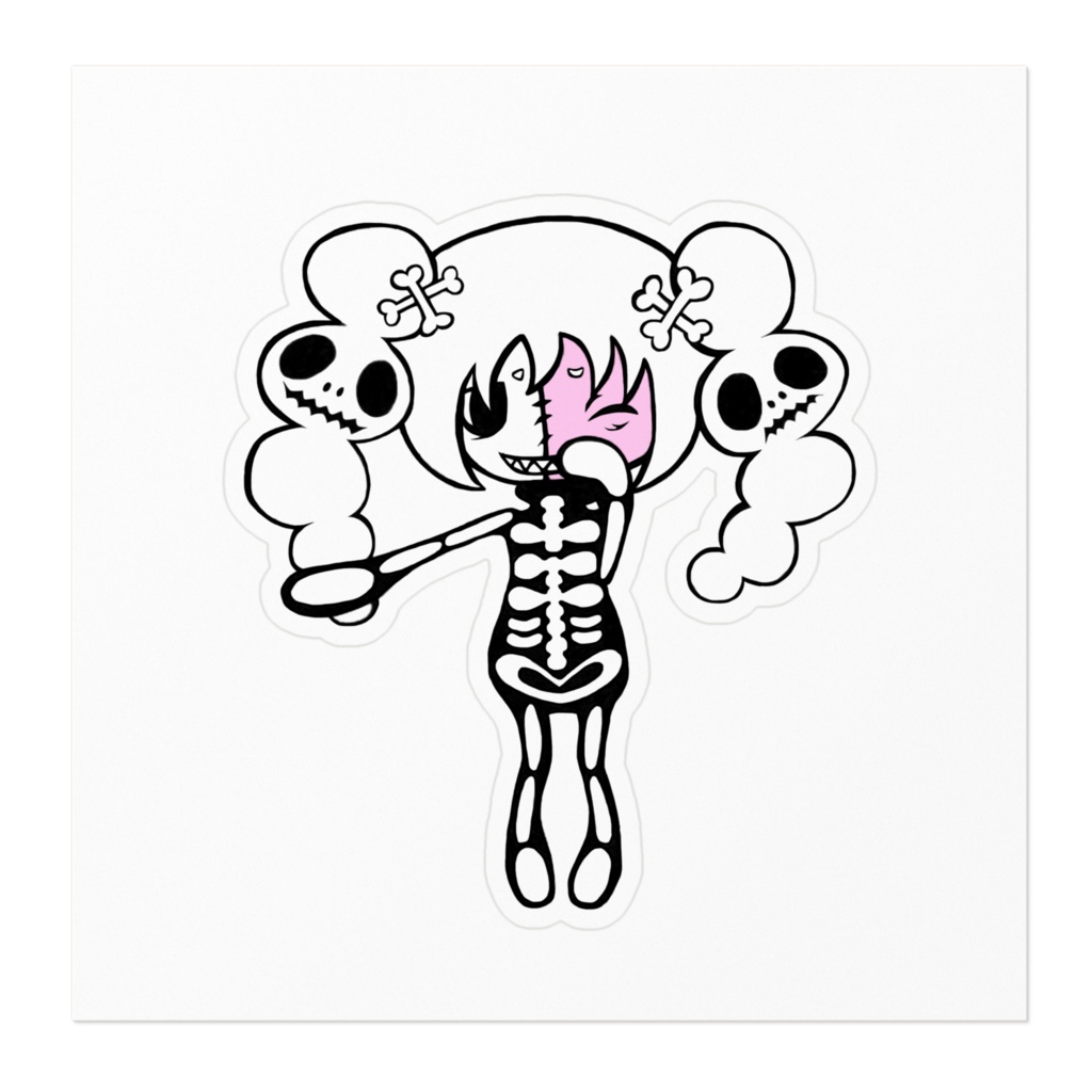 ステッカー(ボネッタちゃん)