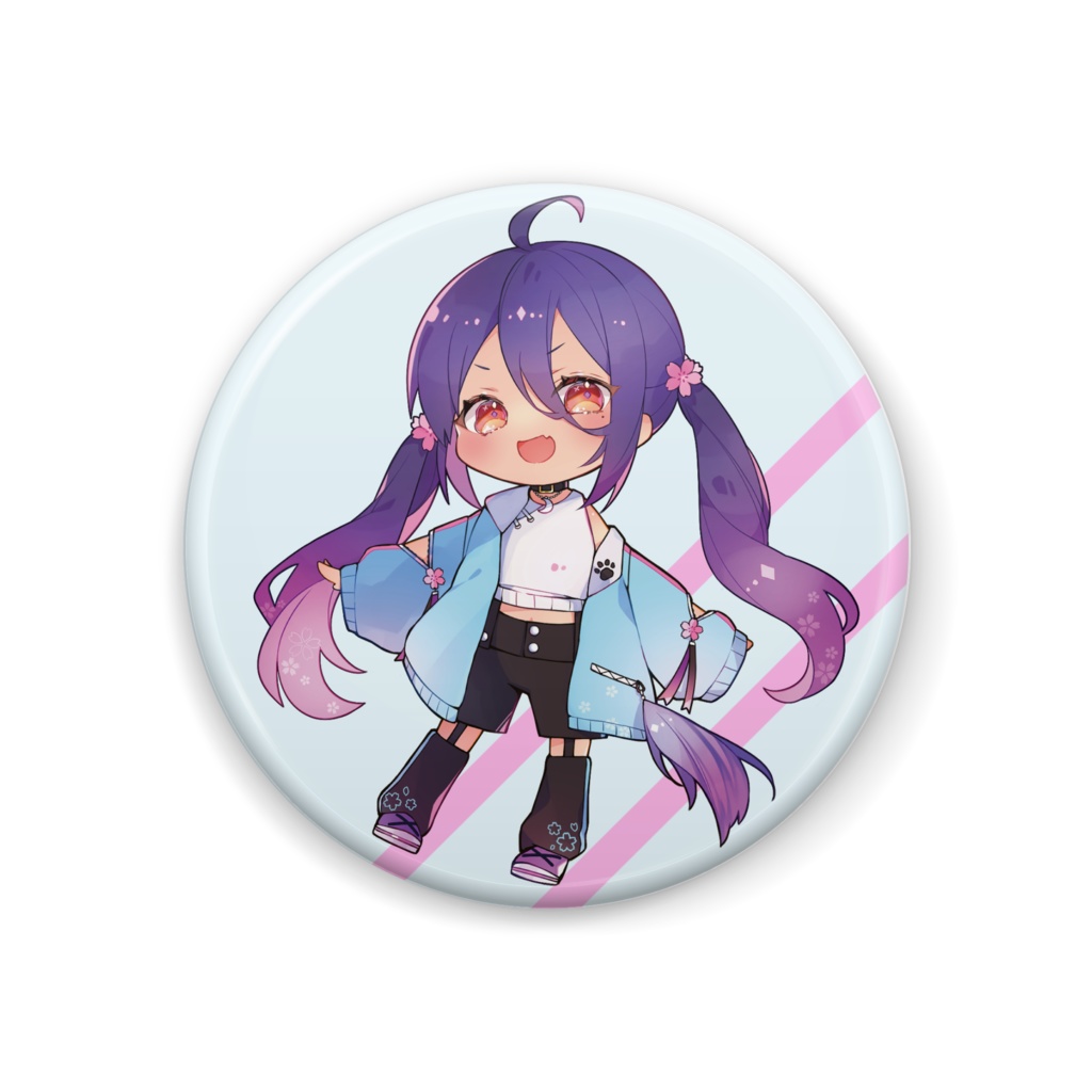 1stAnniversary【はるまえあおい】缶バッジ(ミニキャラ)