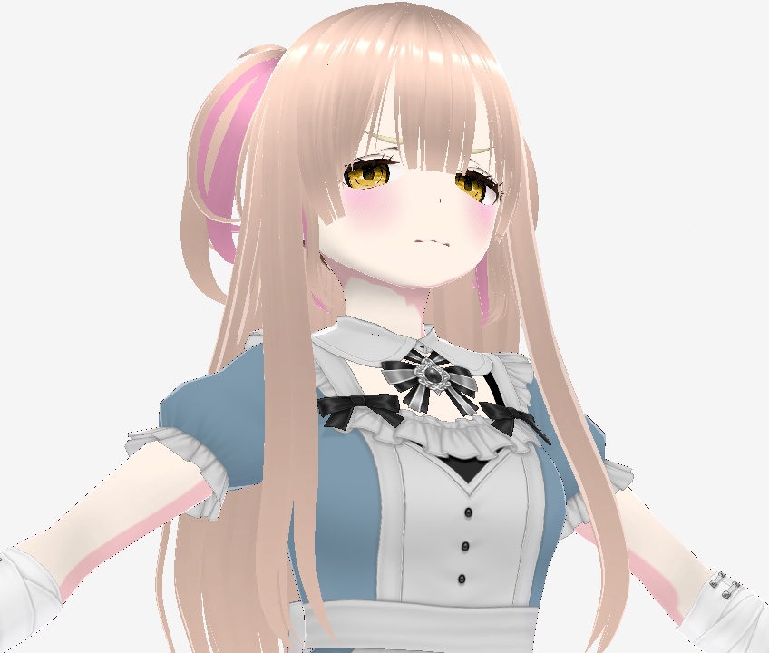 【VRoid / VRM model】刺さるほどのジト目