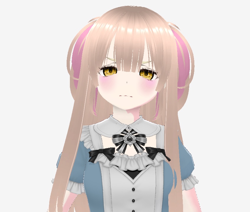 【VRoid / VRM model】刺さるほどのジト目