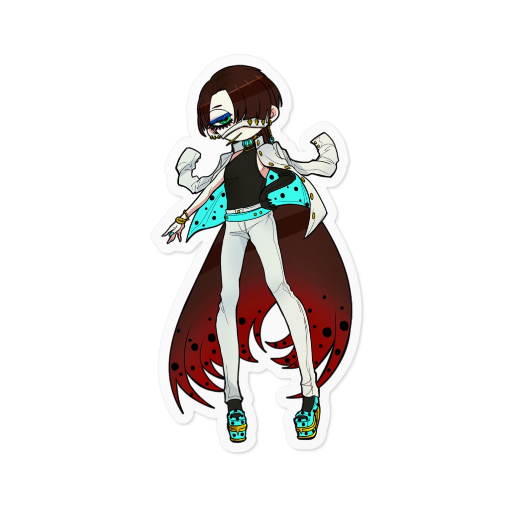 モワのステッカー