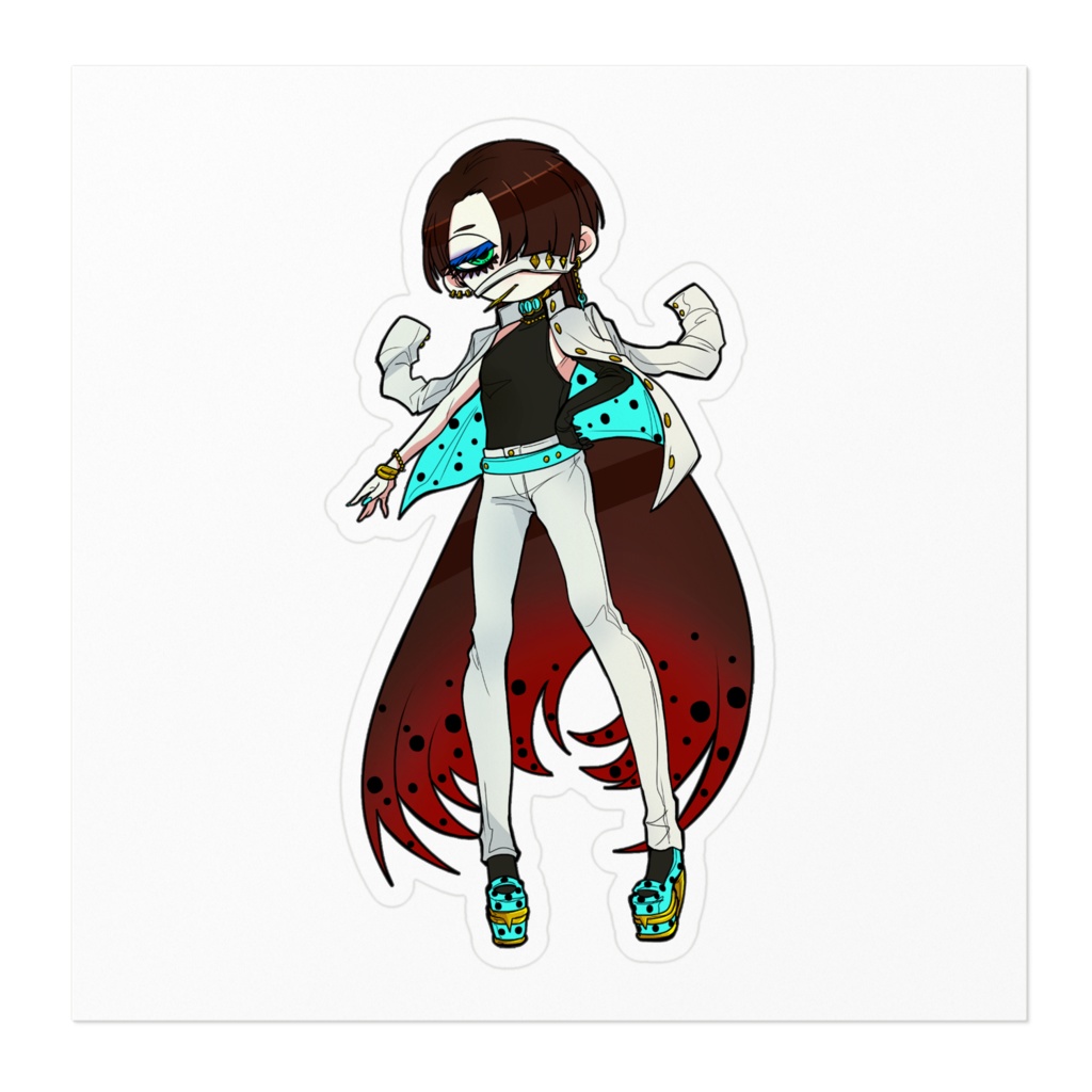 モワのステッカー