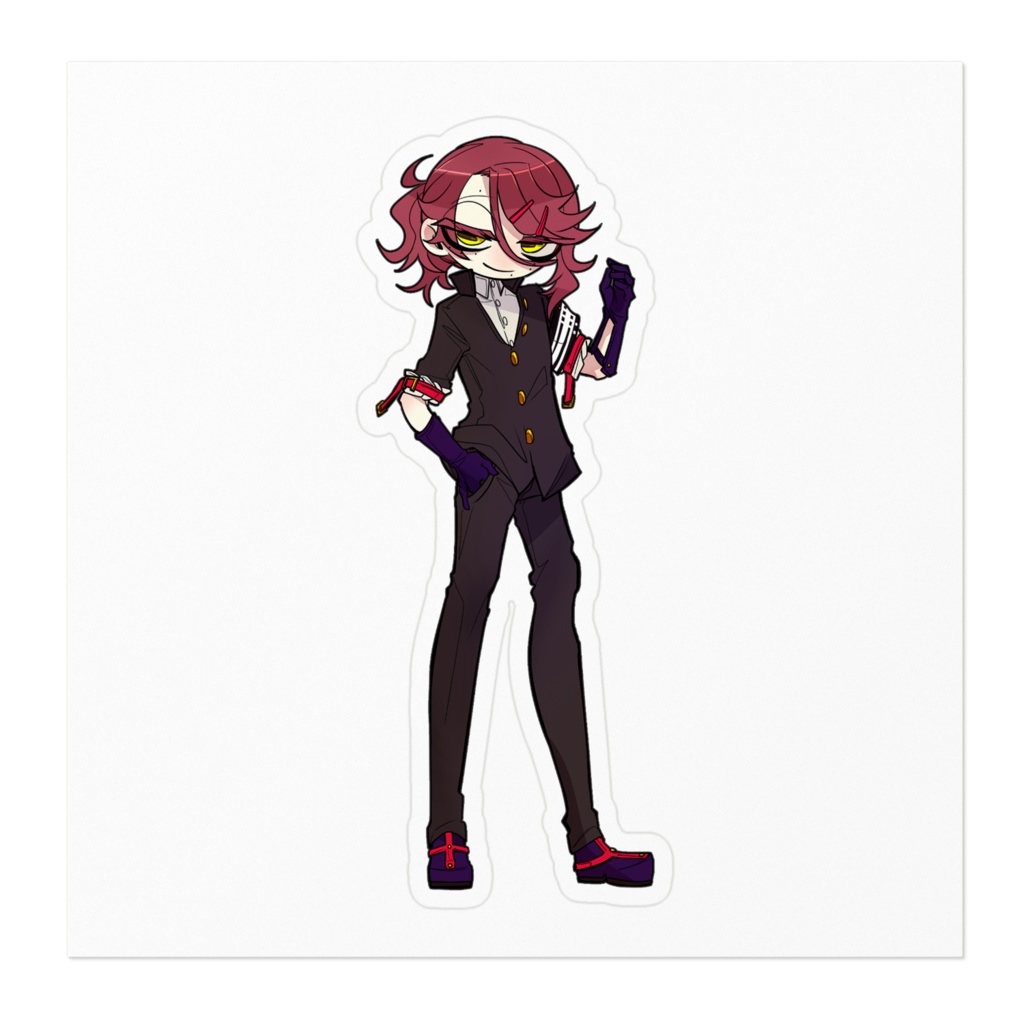 アカザのステッカー