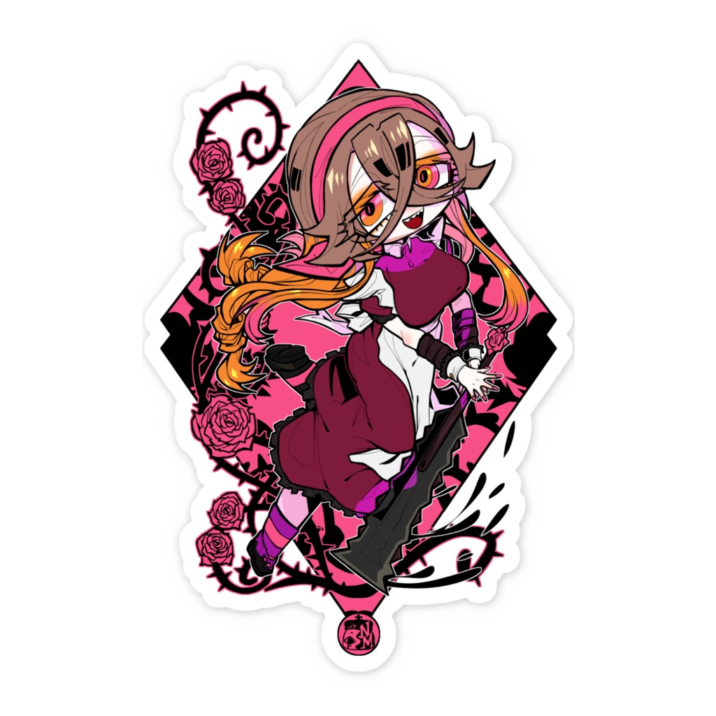 チトニア〚M.W.W series.〛/スマホステッカー