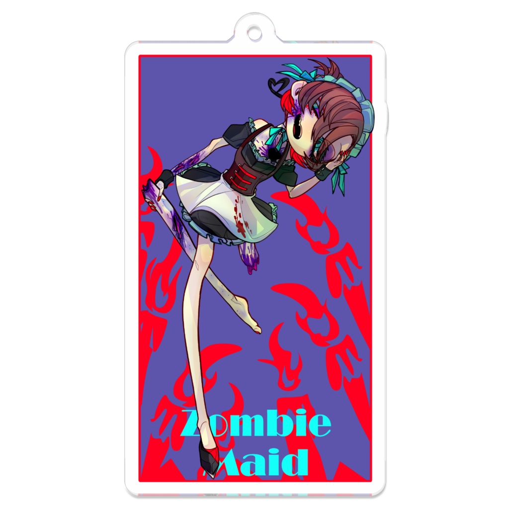 エルム【ゾンビメイド】/2021ハロウィン,アクリルキーホルダー
